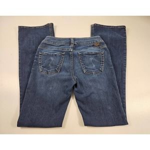 Silver suki jeans size 27x34 tag boot cut medium wash EUC
